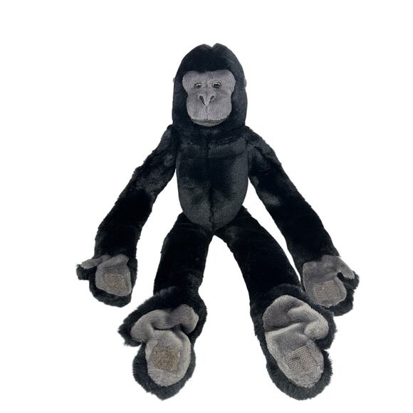 Monkey Hugger Plush It's All Greek To Me Black 18" Hook & Loop Hands Toy #510601 - Picture 4 of 7